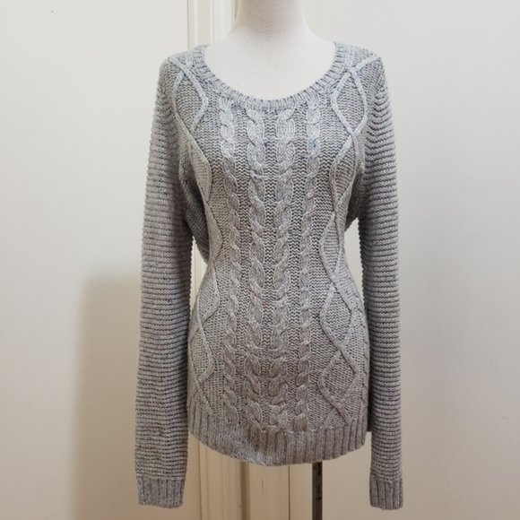 3for$20 xs sweater oversized gray color blend